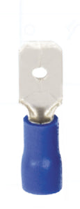 Terminal Macho 1.5 - 2.5 mm² Azul (2-250), 100 piezas