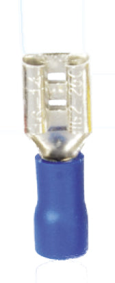 Terminal Hembra 1.5 - 2.5 mm² Azul (2-250), 100 piezas