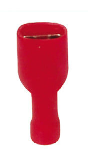 Terminal Aislado Tipo Hembra 0.5 - 1.5 mm² Rojo (1.25-250), 100 piezas