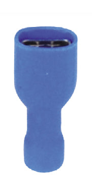 Terminal Aislado Tipo Hembra 1.5 - 2.5 mm² Azul (2-250), 100 piezas