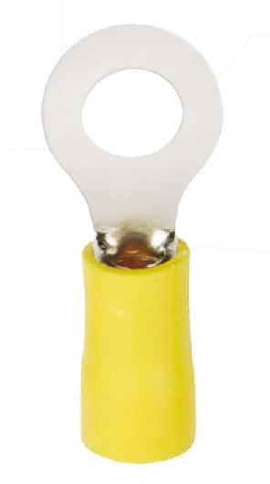 Terminal Aislado Ojo 4.0 - 6.0 mm² Amarillo (5.5-6), 100 piezas