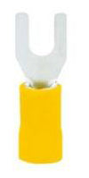 Terminal Aislado Tenedor 4.0 - 6.0 mm² Amarillo (5.5-6), 100 piezas