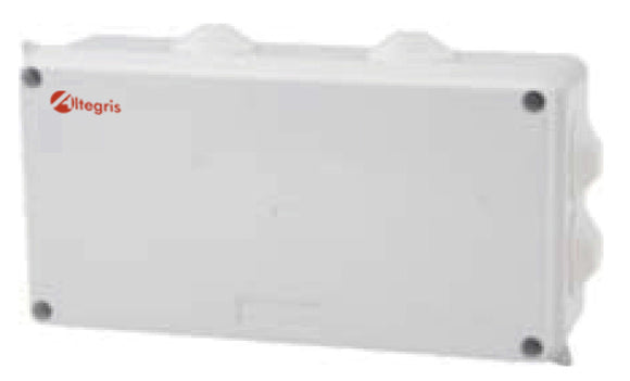 Caja de Registro Plástica 300x300mm con tapa rejilla gris CP303035 